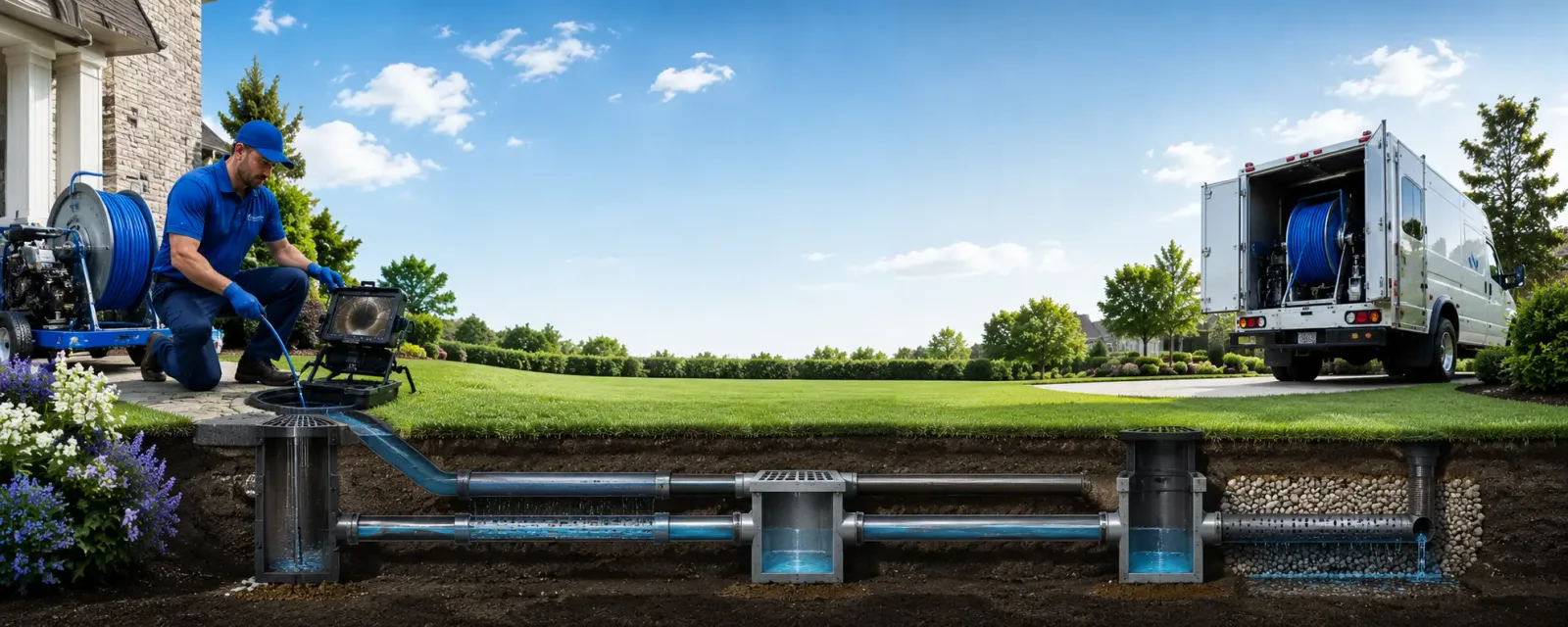 Outdoor drain cleaning information for Camden On Gauley, WV